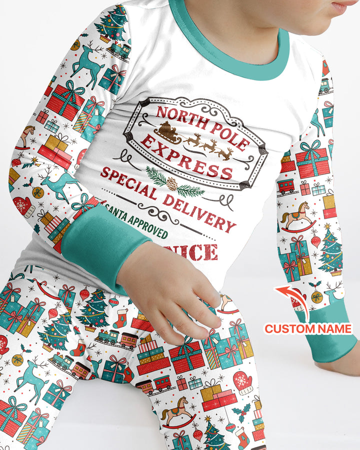 Santa’s Special Delivery Bamboo Two Piece Long Sleeve Pajama Set