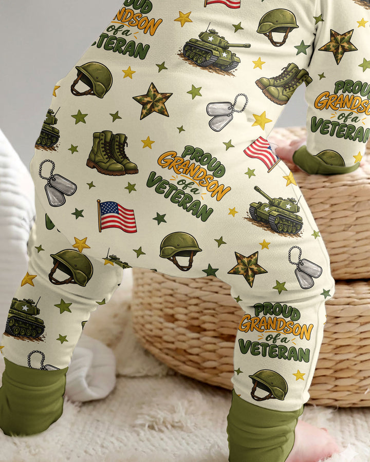 Proud Grandchild Of A Veteran Bamboo Convertible Zippy