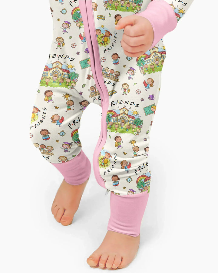Gerippte Babykleidung mit individuellem Foto - Weich &amp; Skizzenhaft