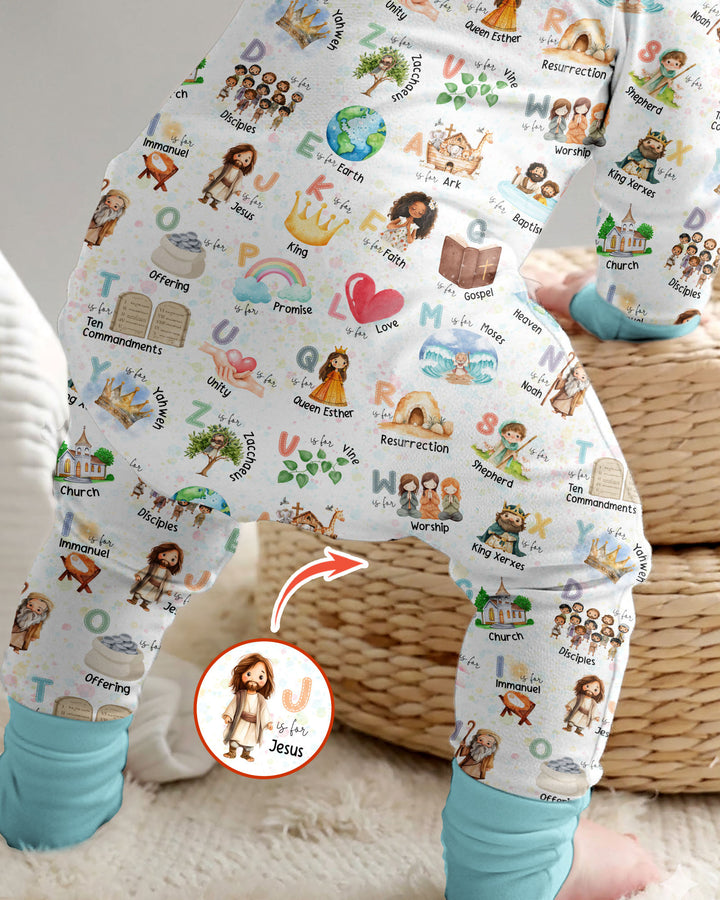 Bible ABC Alphabet Bamboo Convertible Zippy