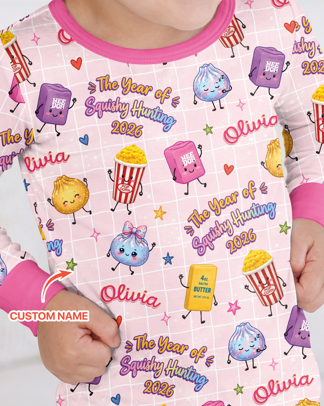 The Year of Squishy Hunting Bamboo Two Piece Long Sleeve Pajama Set