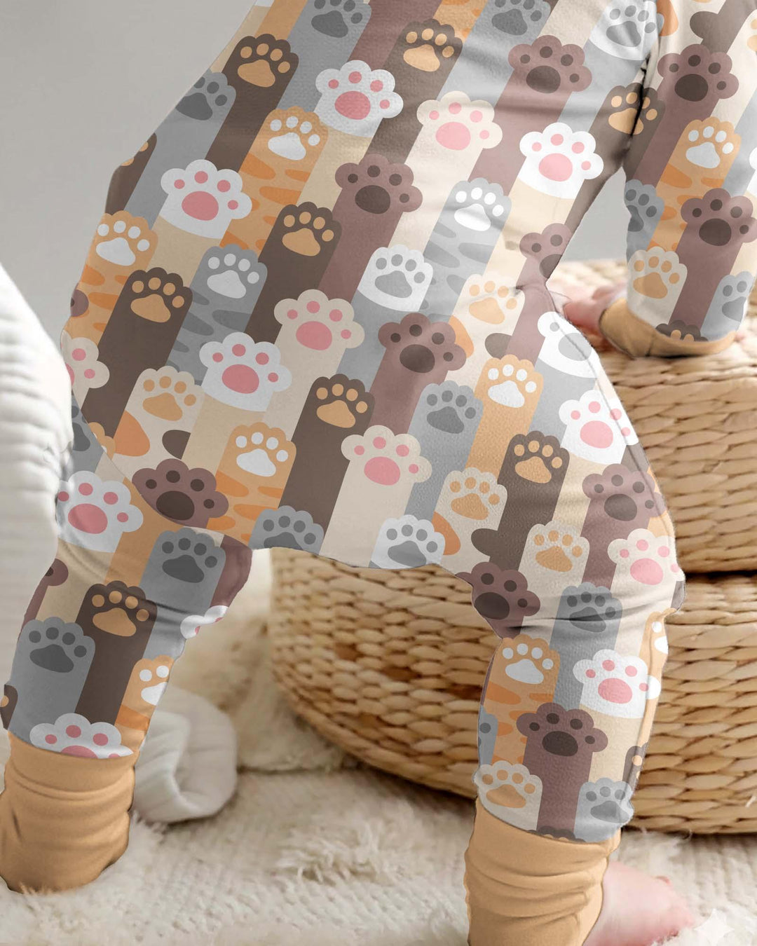Gerippte Babykleidung mit individuellem Foto - Weich &amp; Skizzenhaft