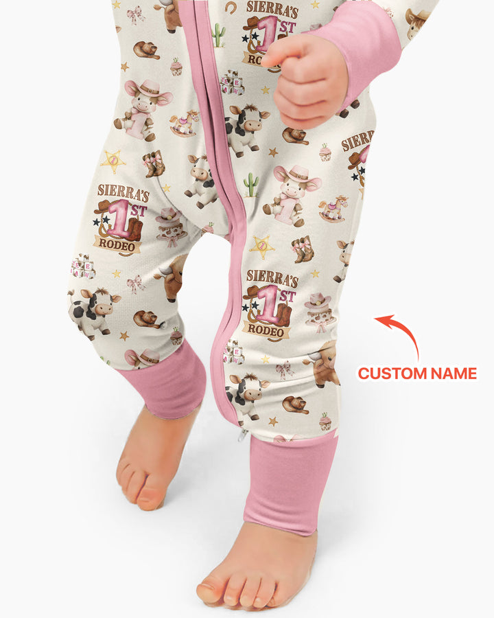 Gerippte Babykleidung mit individuellem Foto - Weich &amp; Skizzenhaft