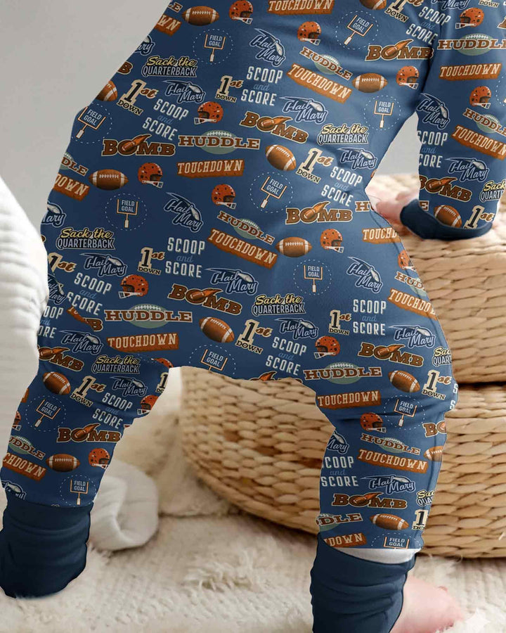 Football Lingo Bamboo Convertible Zippy