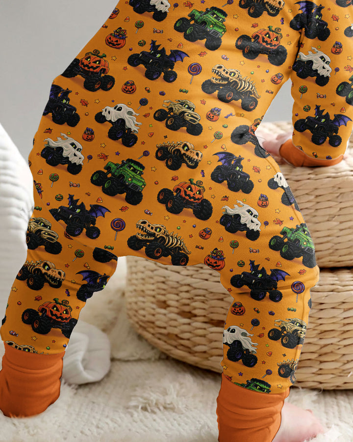 Spooky Monster Truck Bamboo Convertible Zippy