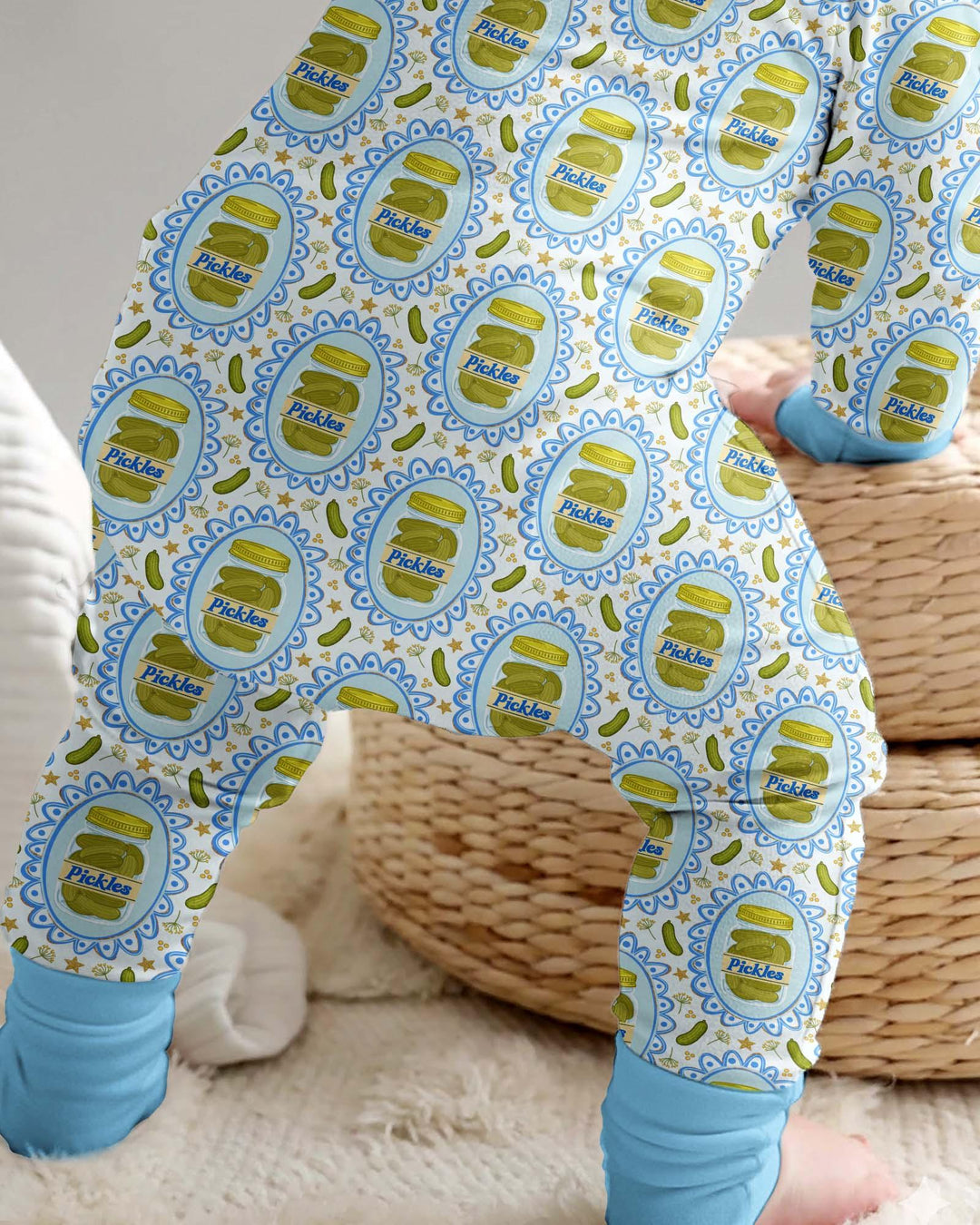 Gerippte Babykleidung mit individuellem Foto - Weich &amp; Skizzenhaft