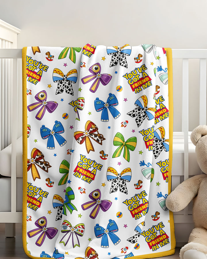 Magical Mirror Bow Bamboo Blanket
