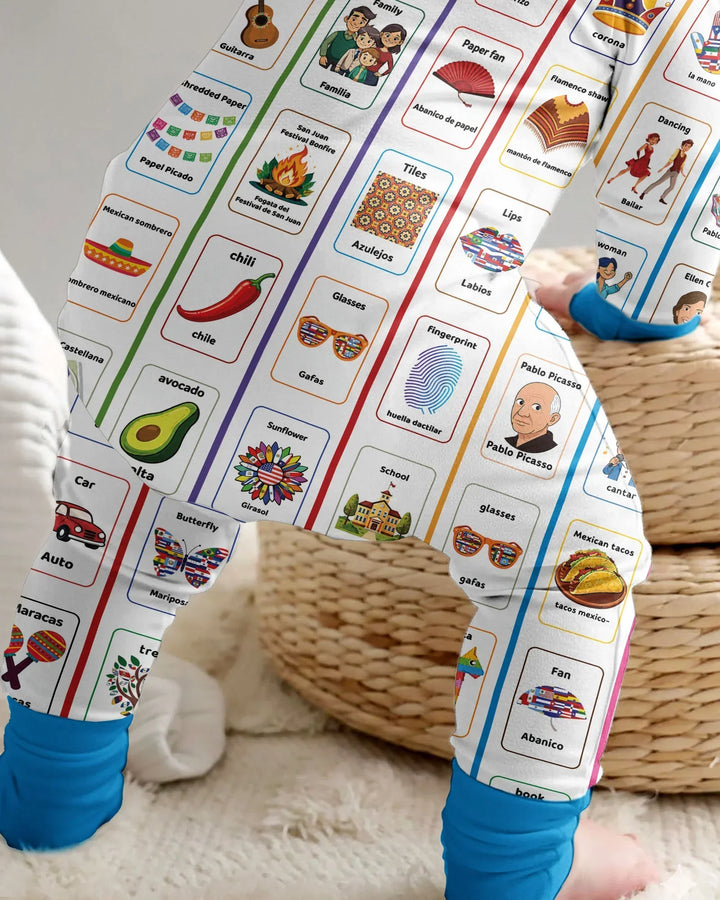 Gerippte Babykleidung mit individuellem Foto - Weich &amp; Skizzenhaft