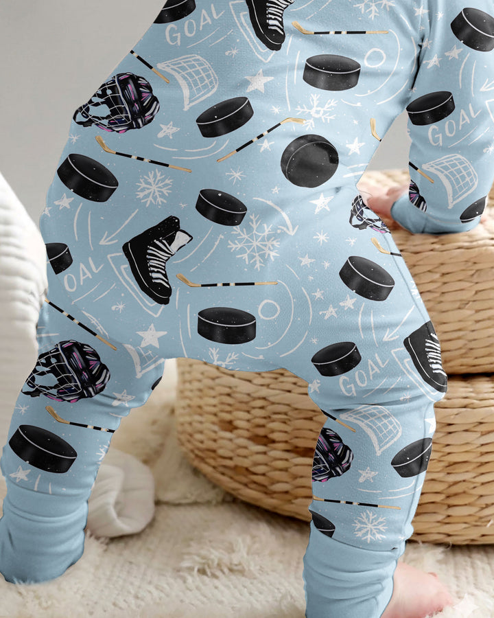 Little Hockey Fan Bamboo Convertible Zippy