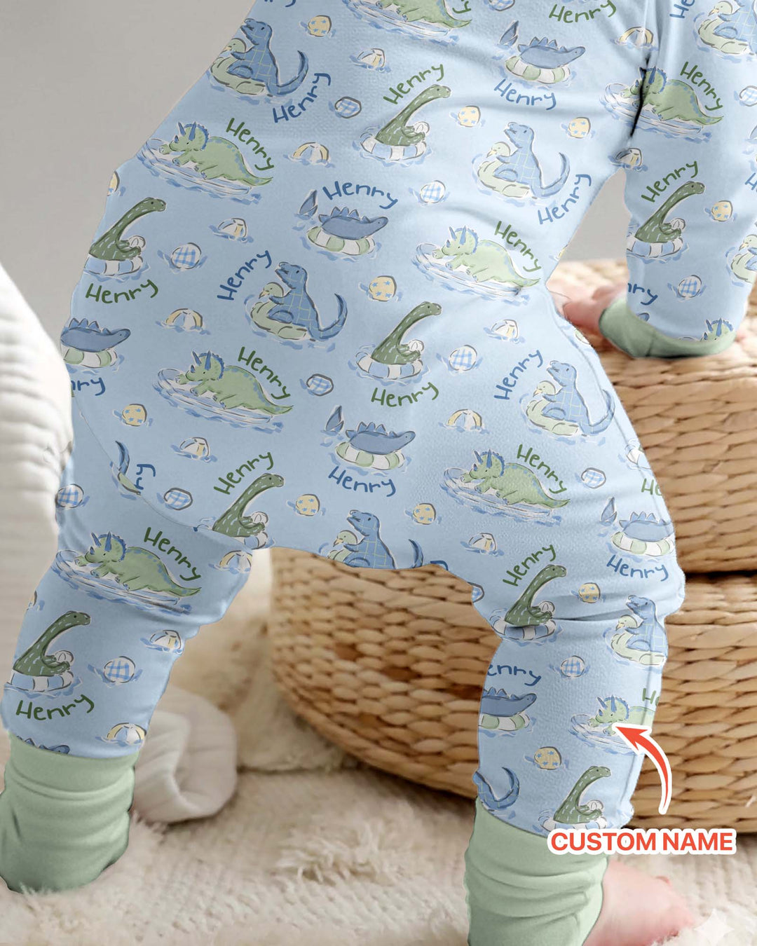 Gerippte Babykleidung mit individuellem Foto - Weich &amp; Skizzenhaft