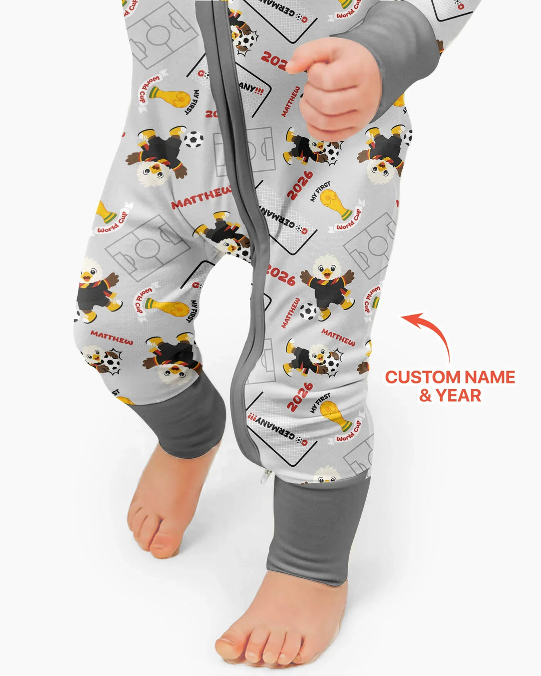 Gerippte Babykleidung mit individuellem Foto - Weich &amp; Skizzenhaft