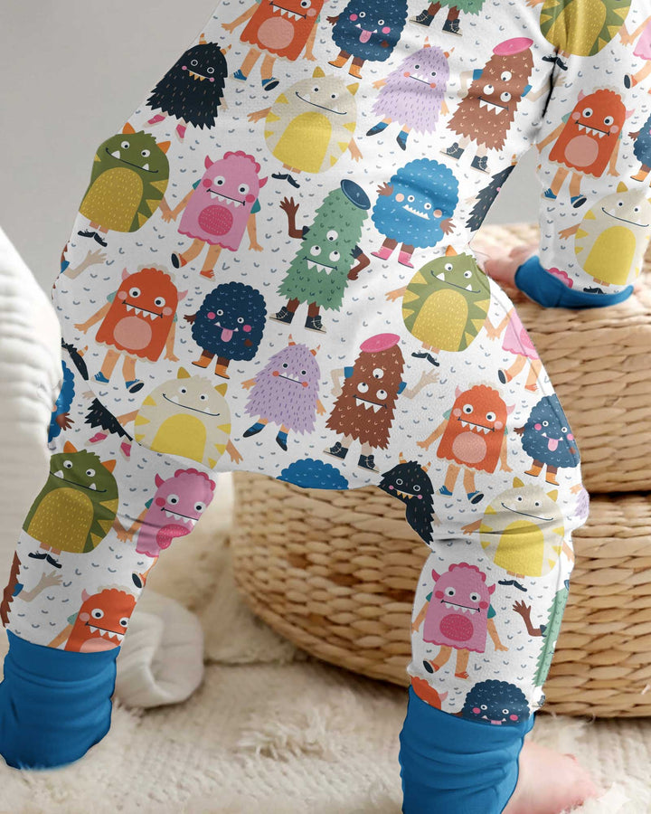 (Not So) Scary Monsters Bamboo Convertible Zippy