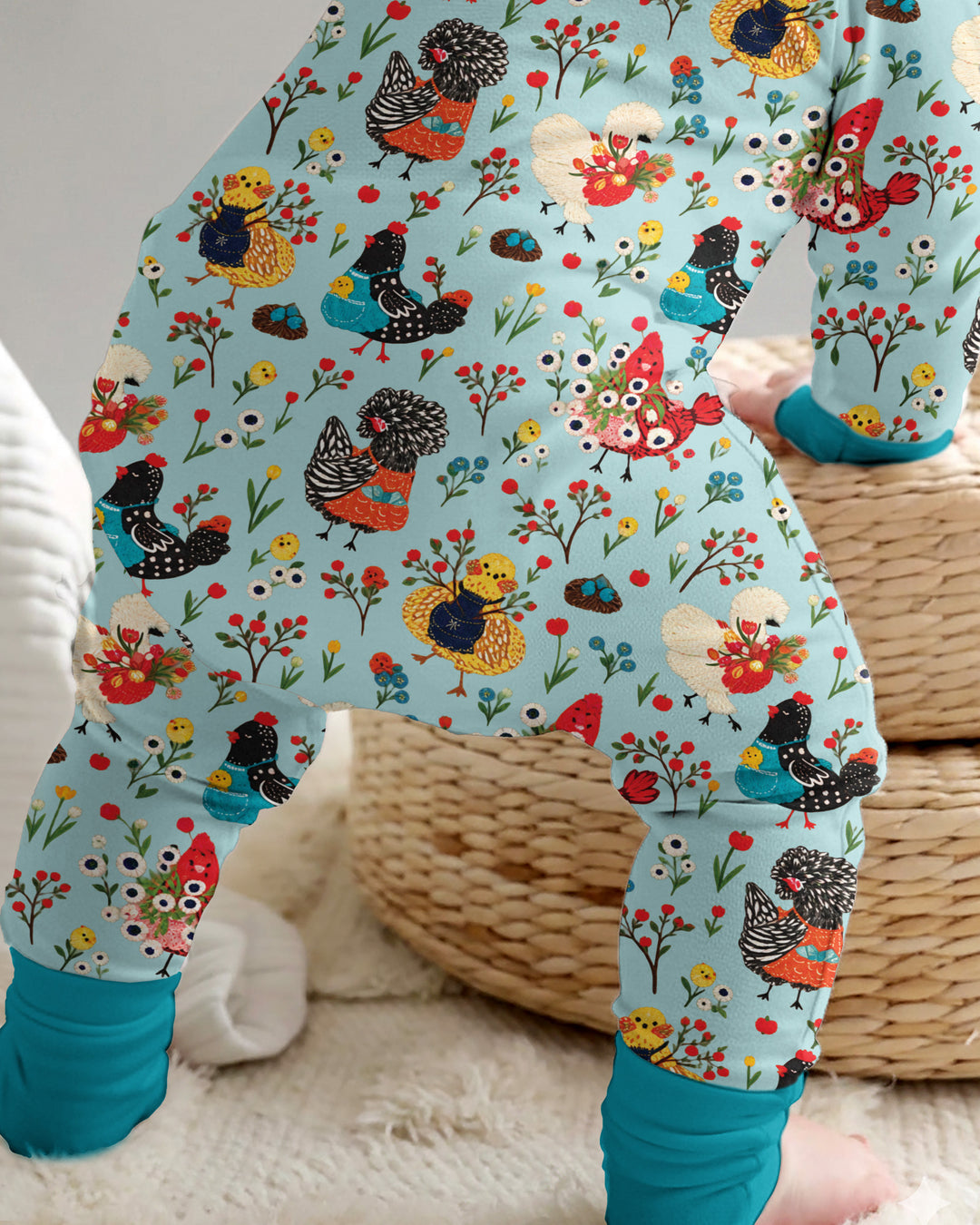 Chicken Garden Bamboo Convertible Zippy