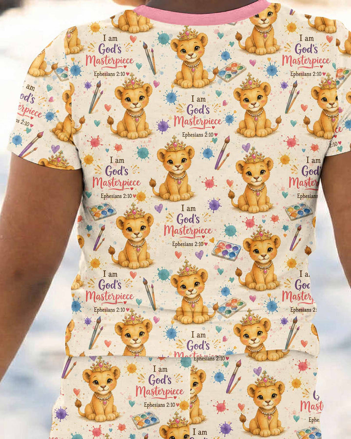 Zweiteiliges, kurzärmliges Pyjama-Set mit Marienkäfern