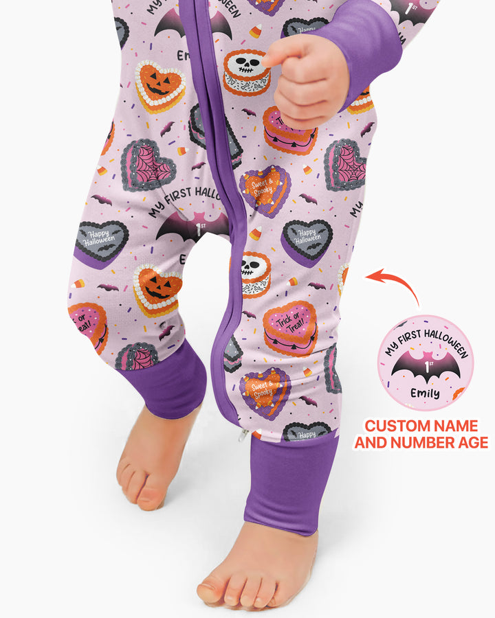 Halloween Is My Birthday Custom Name Bamboo Convertible Zippy