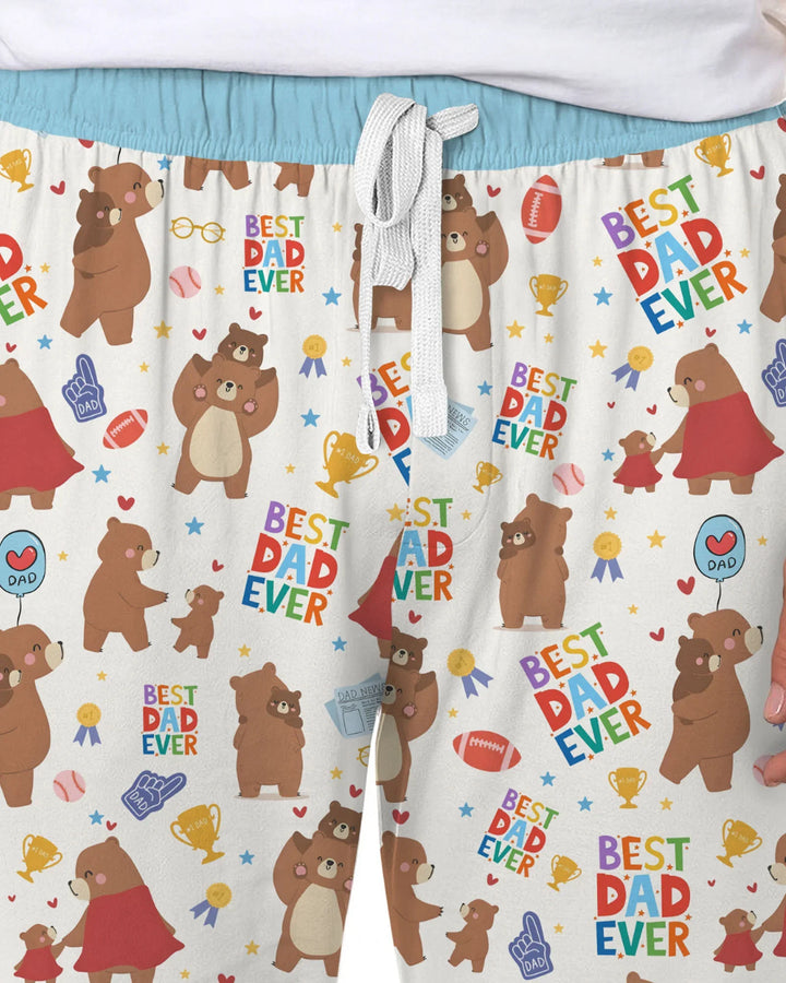 Best Daddy Bear Ever Family Matching Bamboo Men's Pajama Set