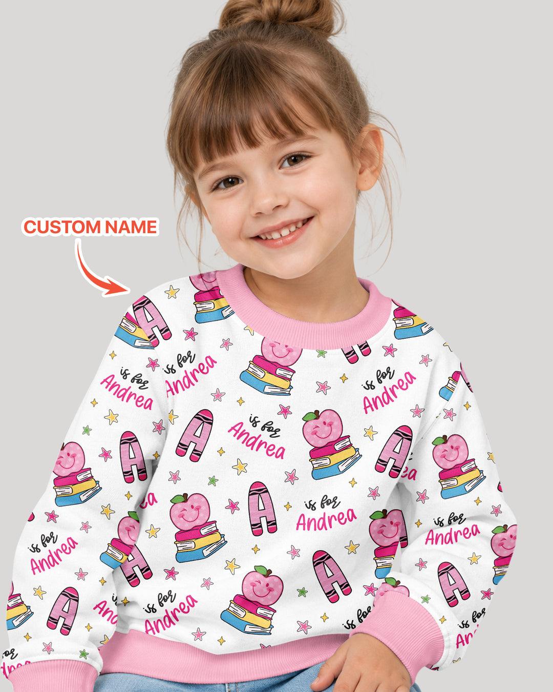 Custom Template Bambus-Rundhals-Sweatshirt