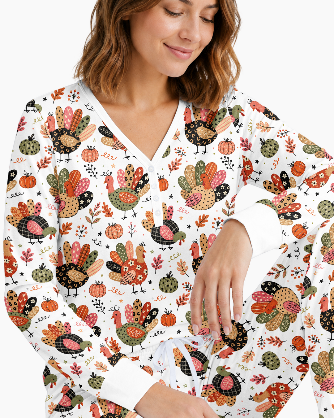 Boho Turkey Bamboo Women Pajama Set