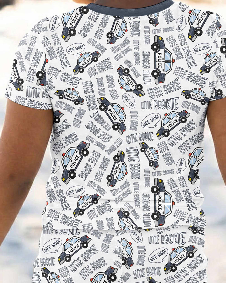 Zweiteiliges, kurzärmliges Pyjama-Set mit Marienkäfern