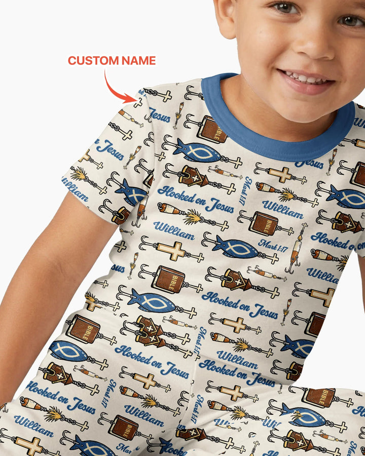 Zweiteiliges, kurzärmliges Pyjama-Set mit Marienkäfern