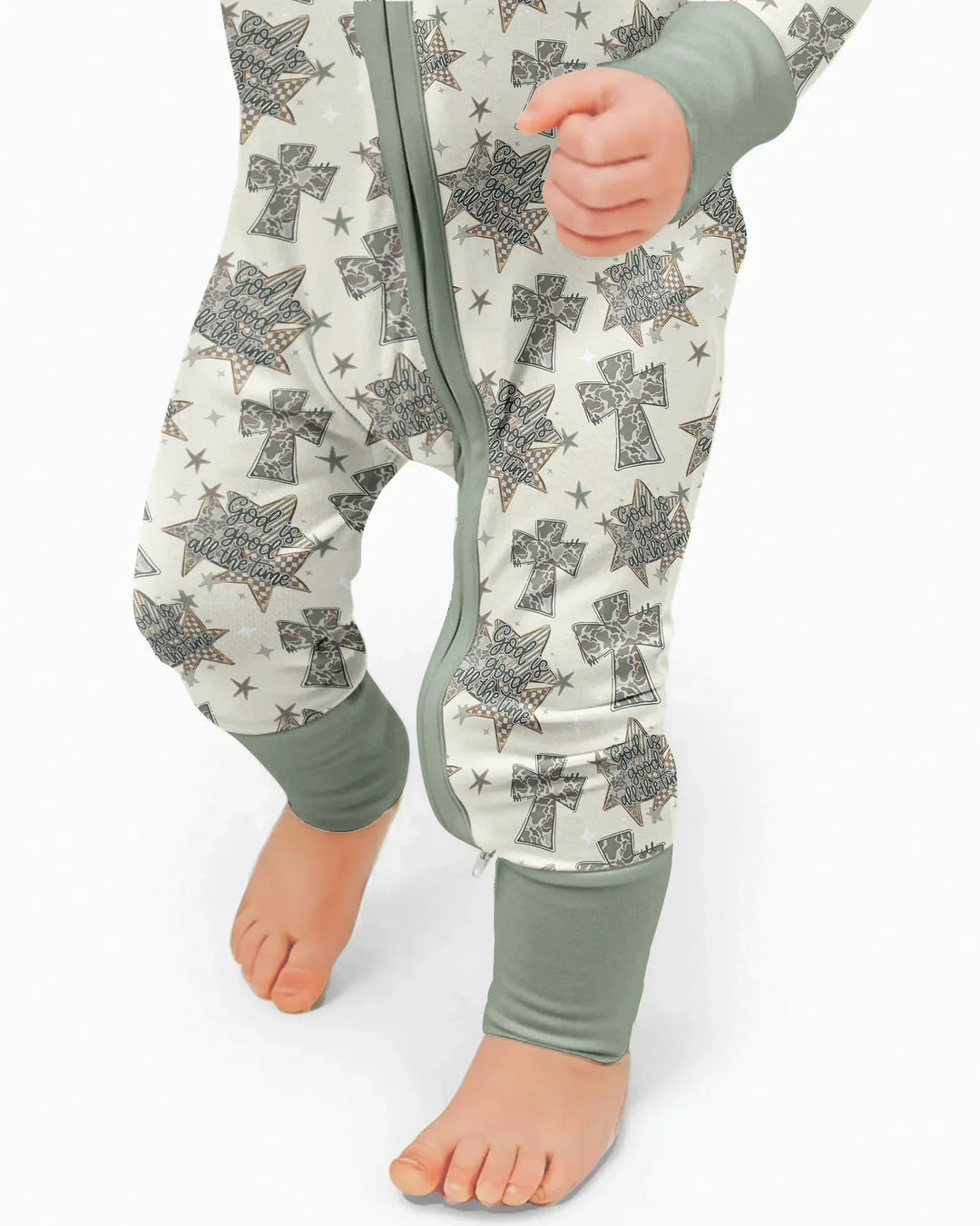 Gerippte Babykleidung mit individuellem Foto - Weich &amp; Skizzenhaft