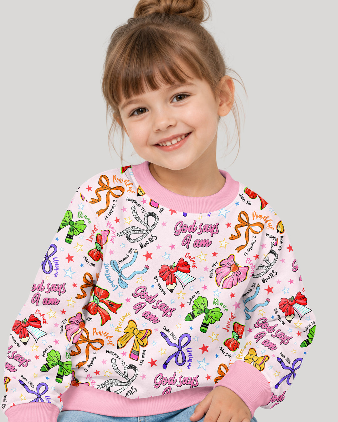 Sweatshirt mit Rundhalsausschnitt aus Bambusfaser