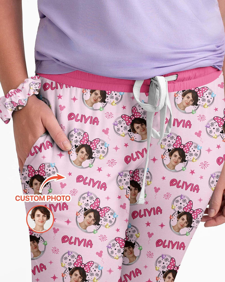 Template Damen Pyjama-Set aus personalisiertem Bambus