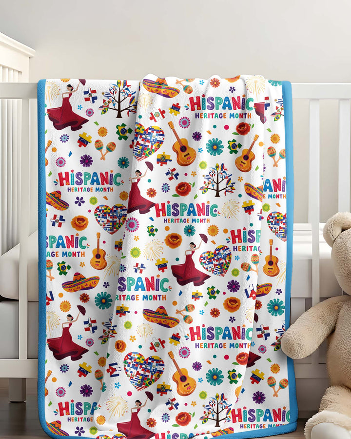 Fiesta Hispanic Heritage Month Bamboo Blanket