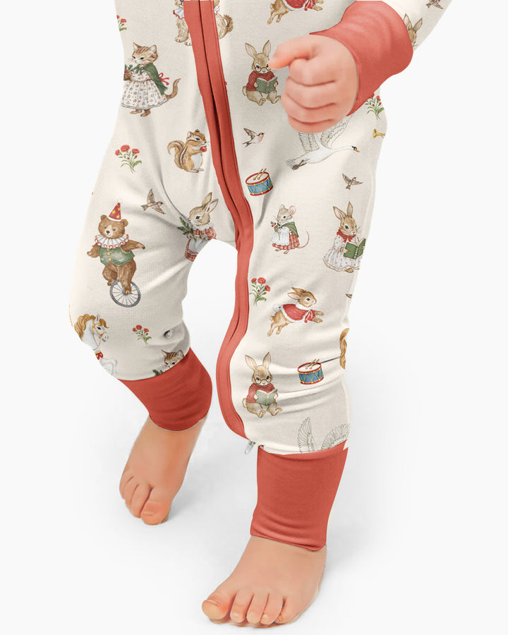 Winter & Vintage Bamboo Convertible Zippy