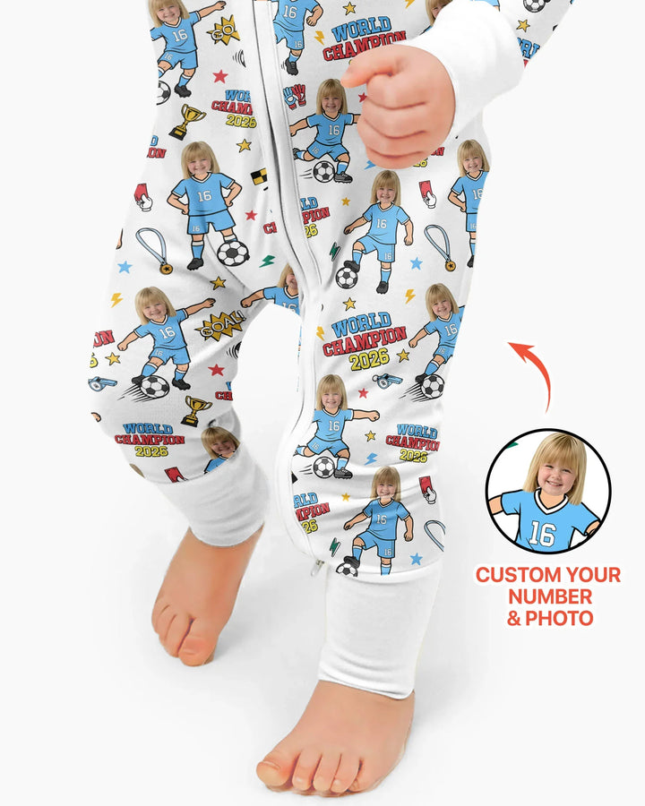 Gerippte Babykleidung mit individuellem Foto - Weich &amp; Skizzenhaft