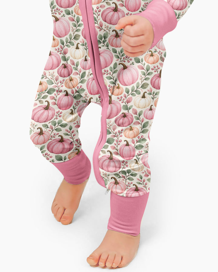 Pumpkin Cozy Fall Bamboo Convertible Zippy