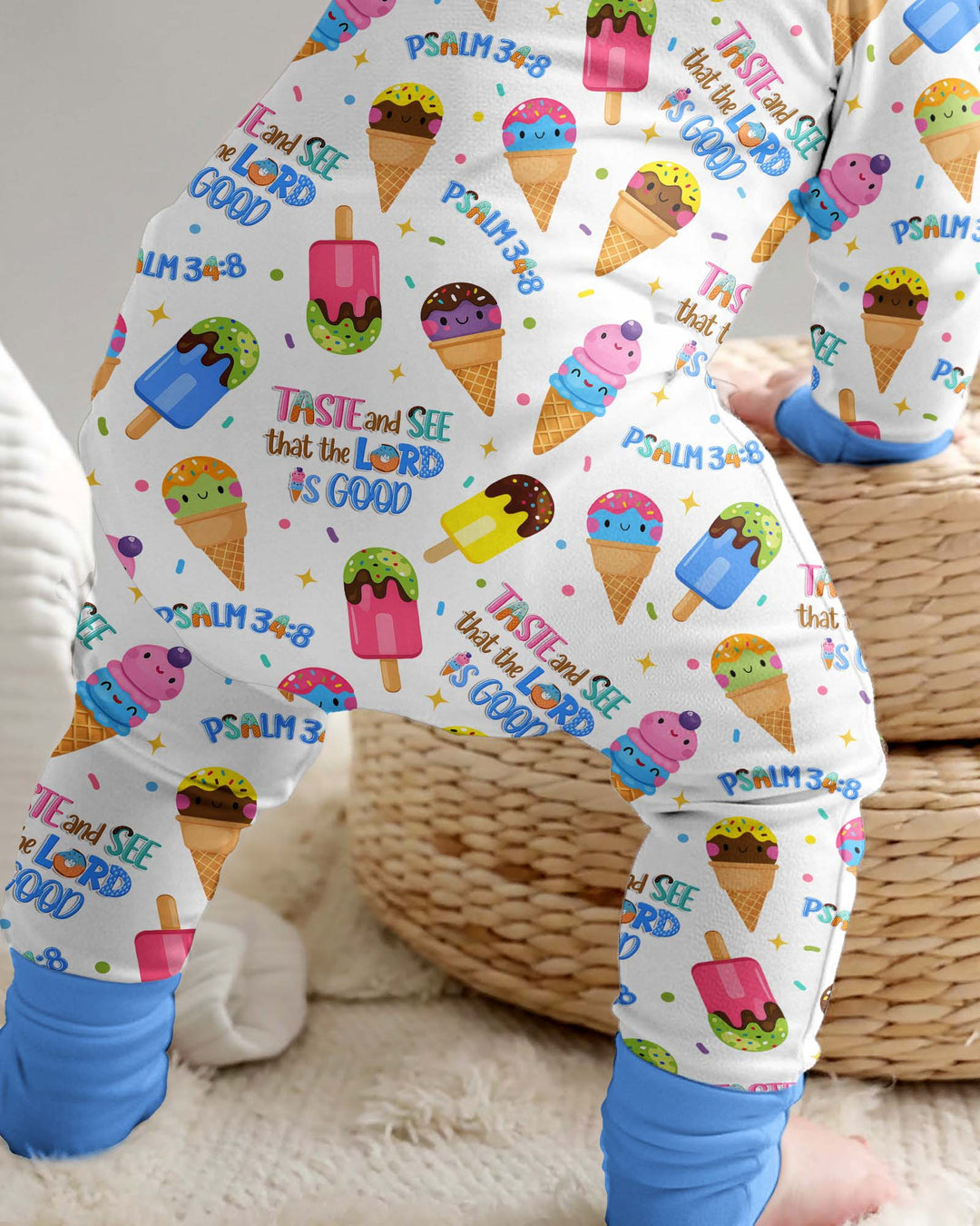 Gerippte Babykleidung mit individuellem Foto - Weich &amp; Skizzenhaft