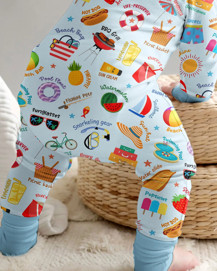 Gerippte Babykleidung mit individuellem Foto - Weich &amp; Skizzenhaft