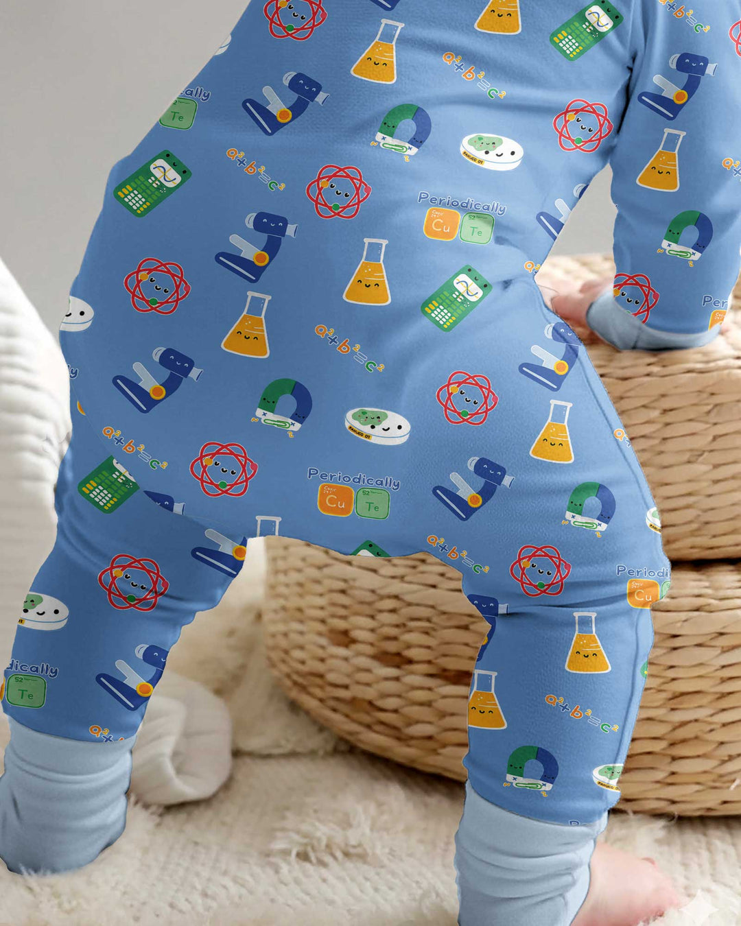 Gerippte Babykleidung mit individuellem Foto - Weich &amp; Skizzenhaft