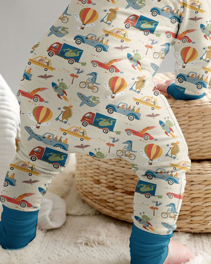 Monsters on the Move Bamboo Convertible Zippy
