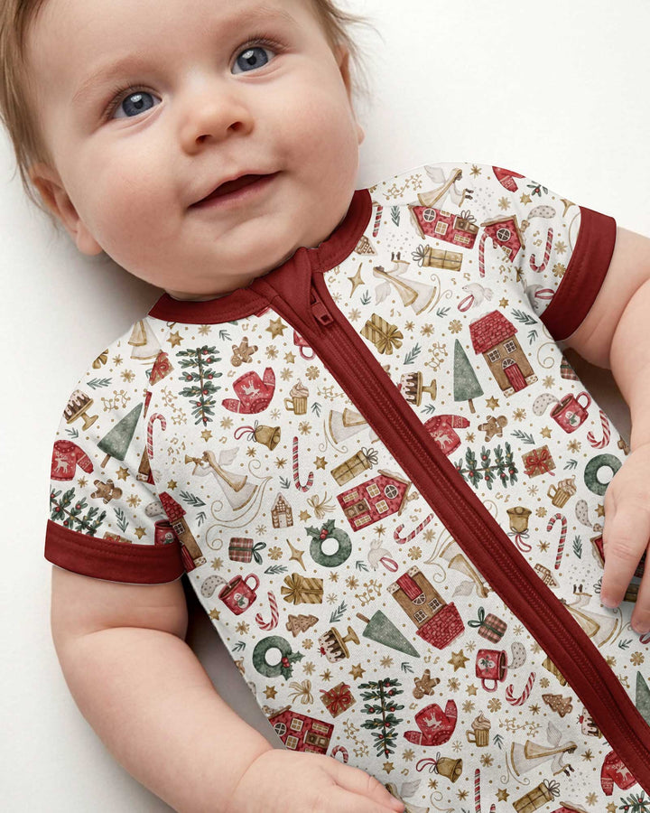 Magical Christmas Story Bamboo Shorty Zippy