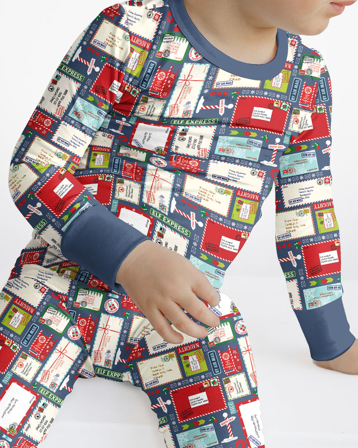 Dear Santa Bamboo Two Piece Long Sleeve Pajama Set