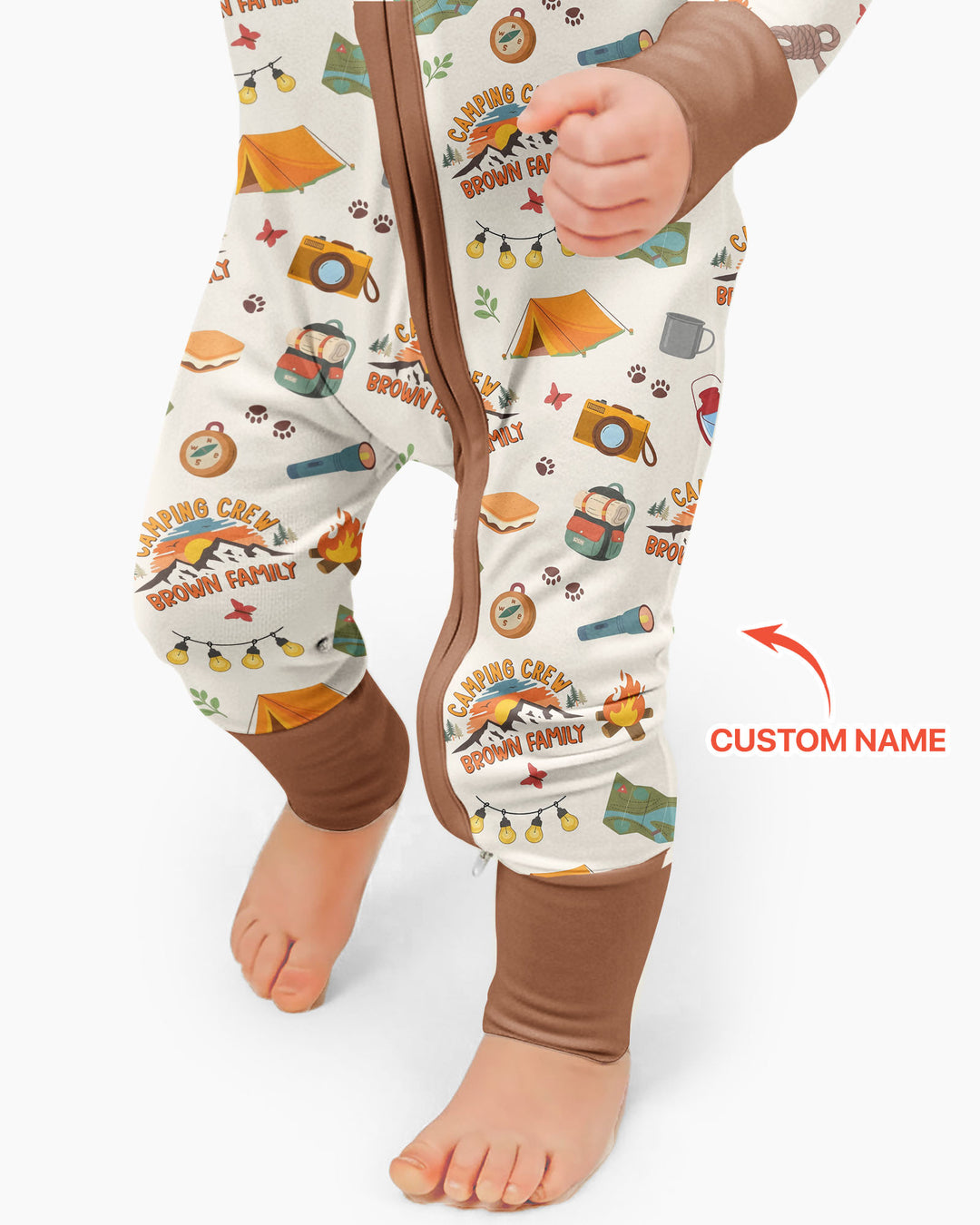 Gerippte Babykleidung mit individuellem Foto - Weich &amp; Skizzenhaft