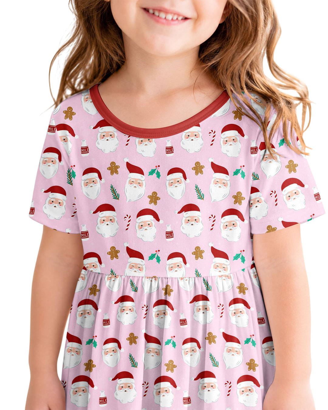 Christmas Sweet Santa Bamboo Twirl Dress