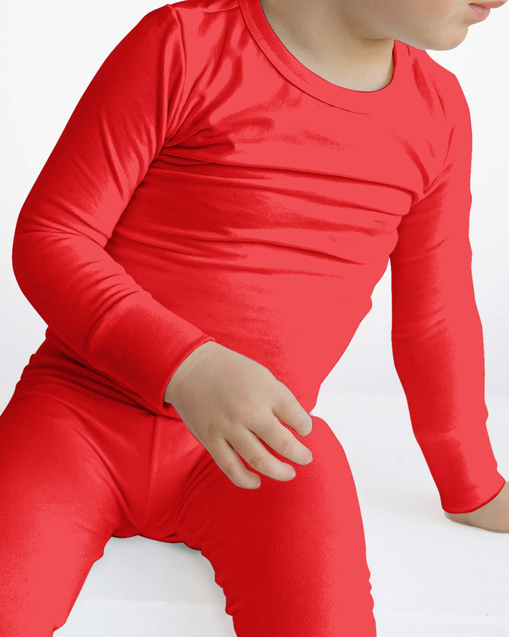 Crimson Bamboo Two Piece Pajama Set