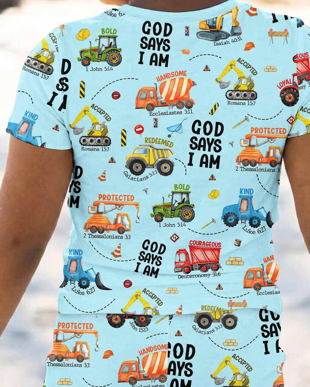 Zweiteiliges, kurzärmliges Pyjama-Set mit Marienkäfern