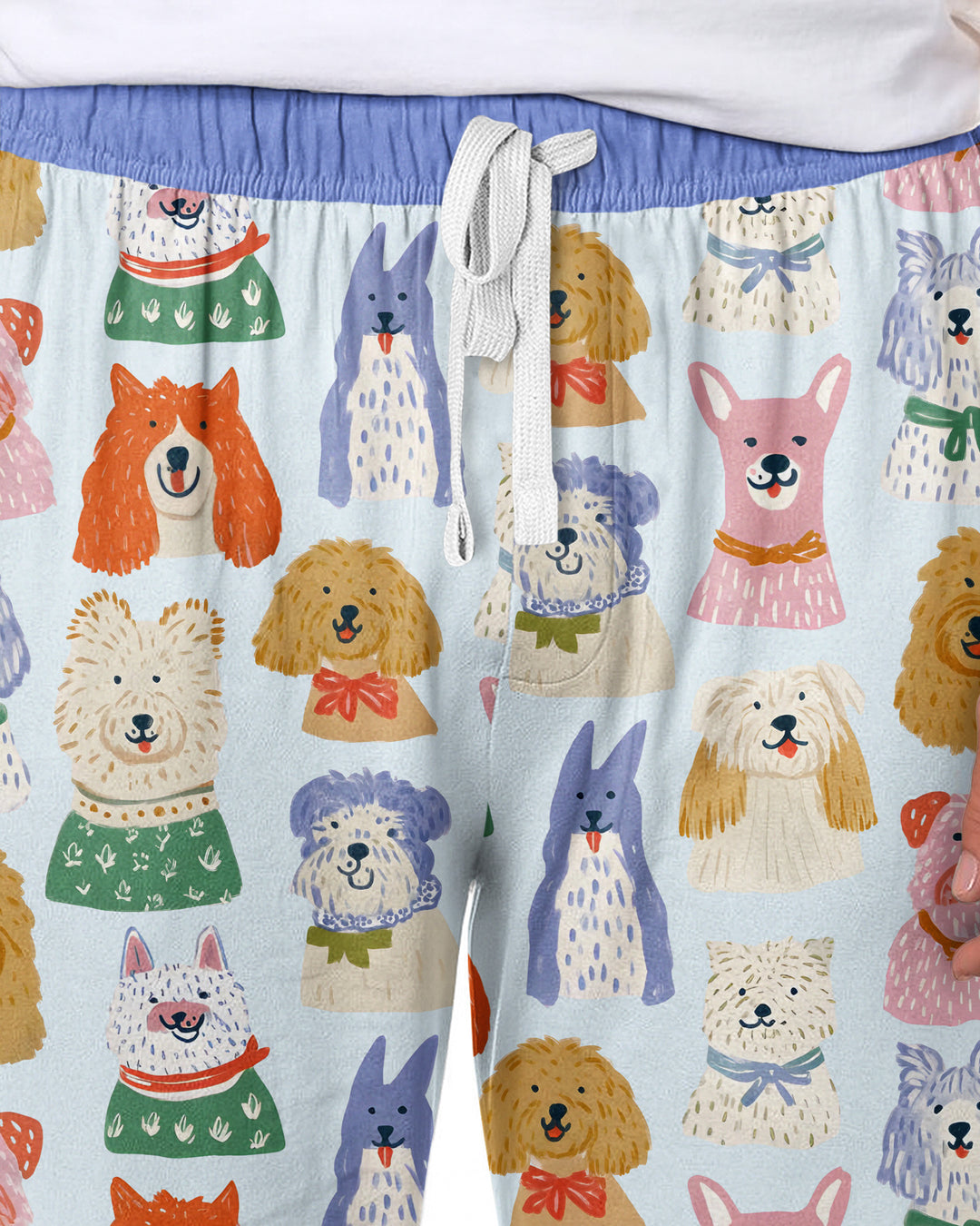 Puppy Portrait Bamboo Men's Pajama Set