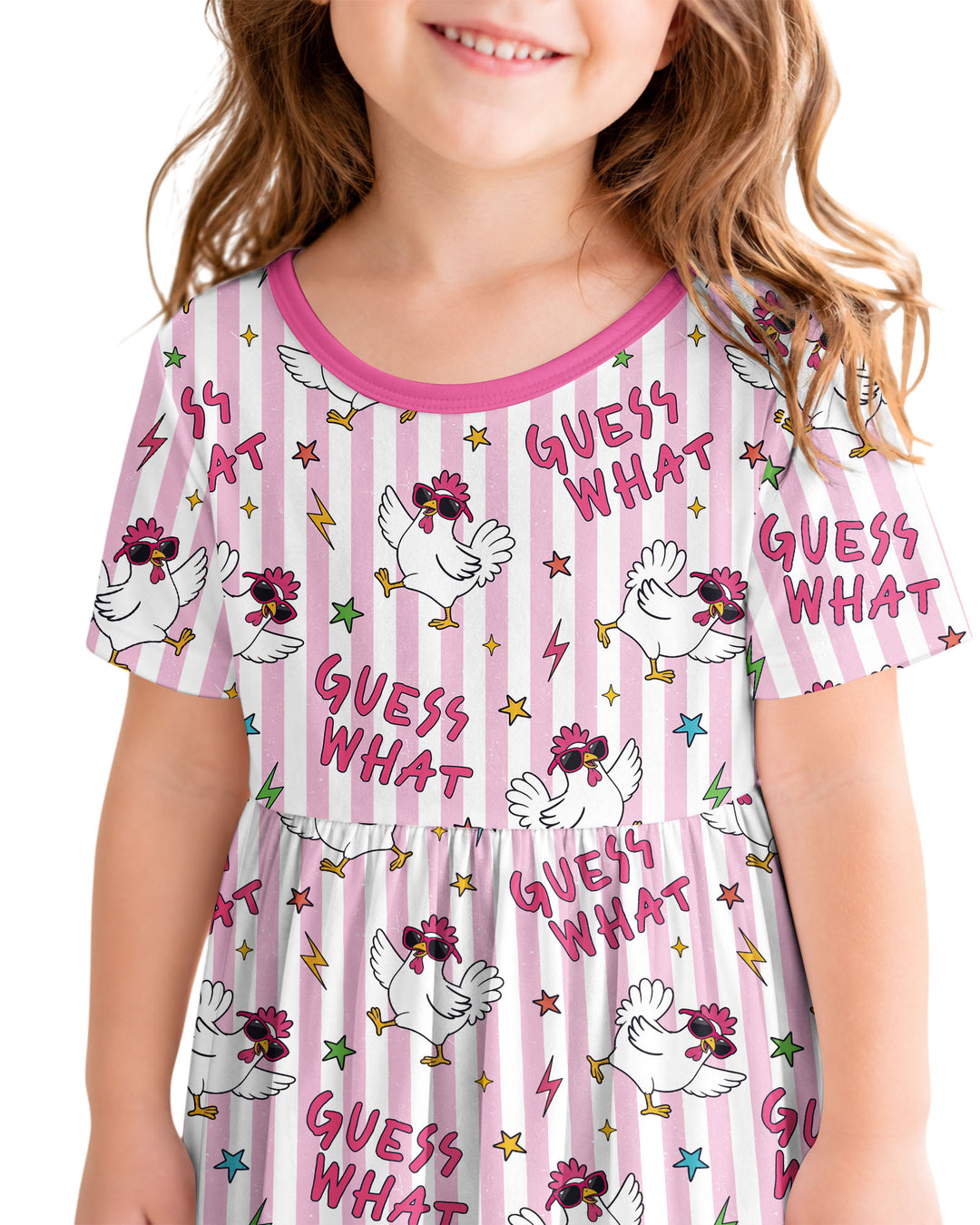 Guess What Chicken Butt! Bamboo Twirl Dress