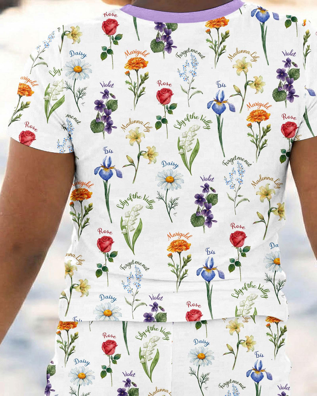 Zweiteiliges, kurzärmliges Pyjama-Set mit Marienkäfern