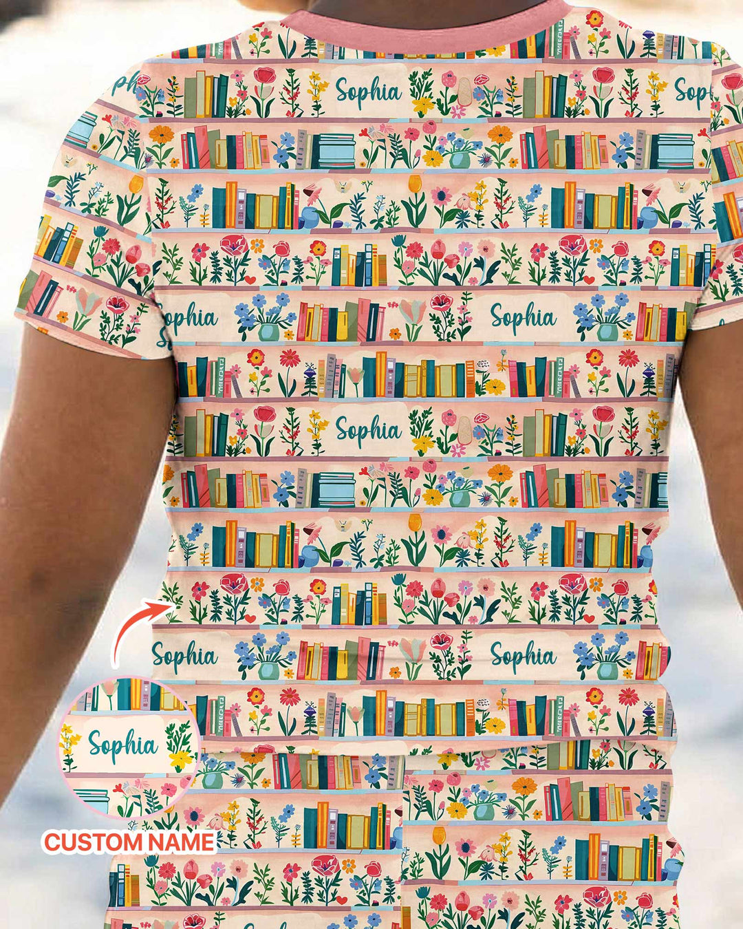 Zweiteiliges, kurzärmliges Pyjama-Set mit Marienkäfern