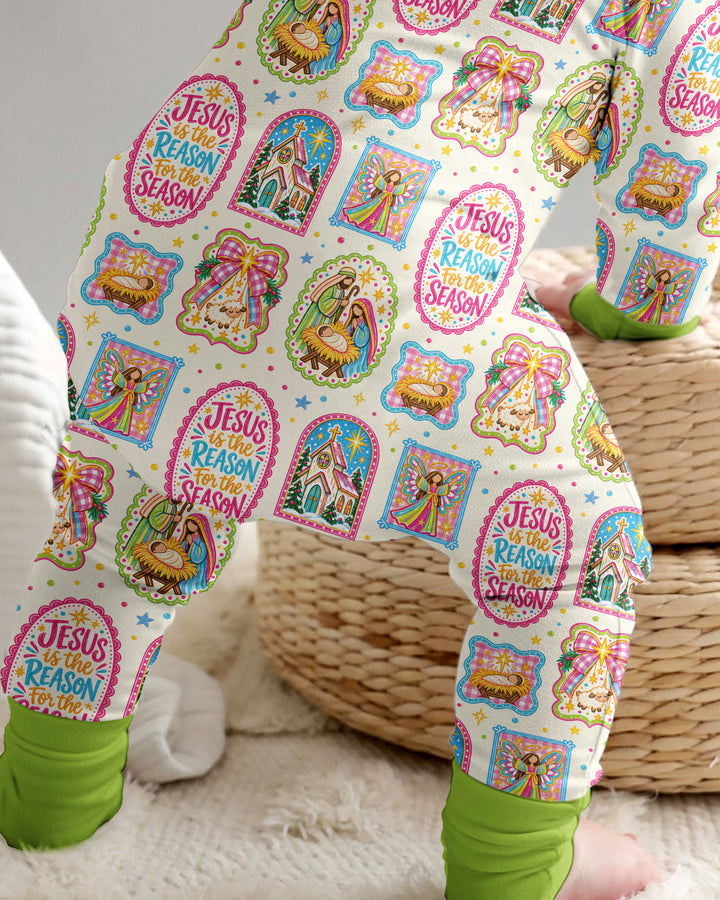 Nativity Jesus Is The Reason Bamboo Convertible Zippy