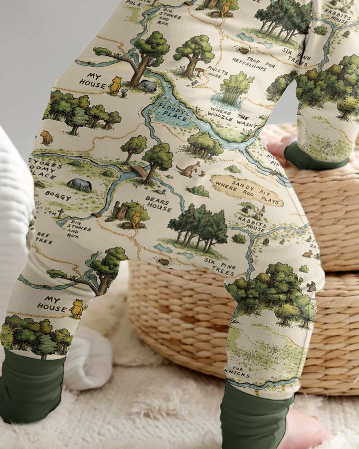 Classic Bear Maps Bamboo Convertible Zippy