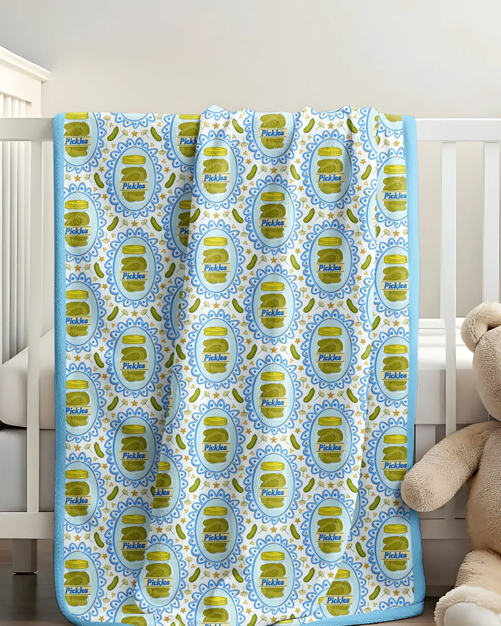 Pickle Coquette Bamboo Blanket