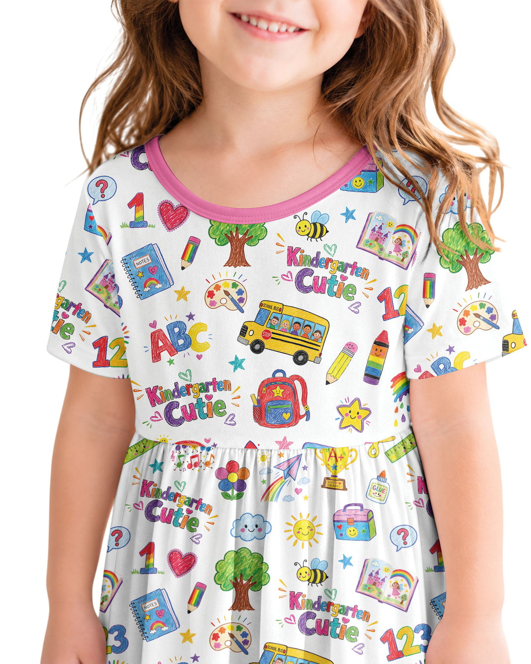 Kindergarten Cutie Bamboo Twirl Dress