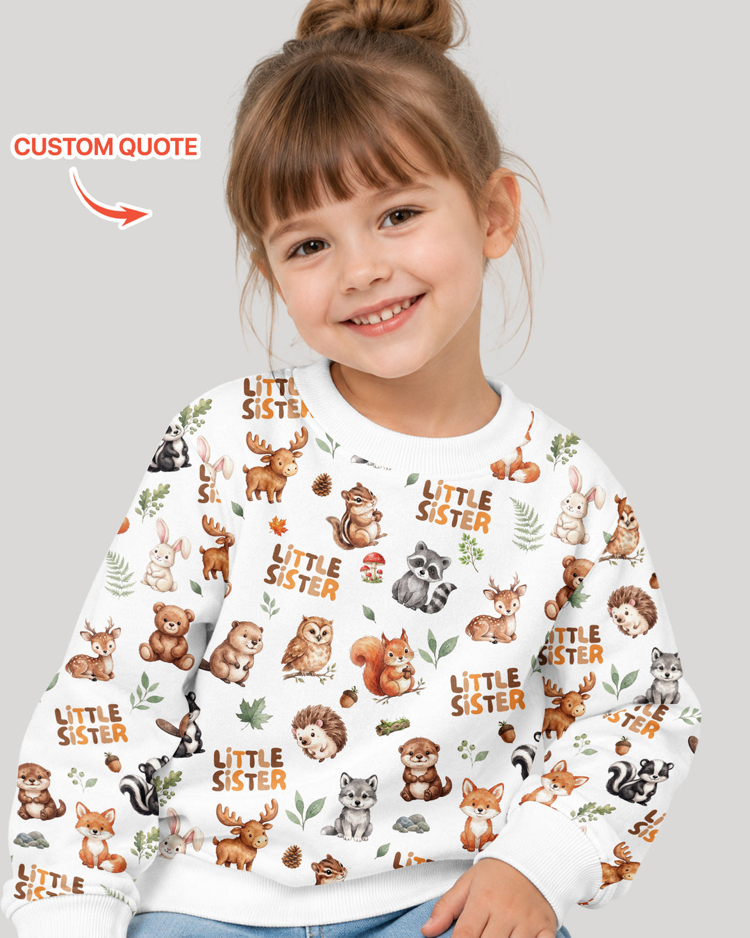 Custom Template Bambus-Rundhals-Sweatshirt